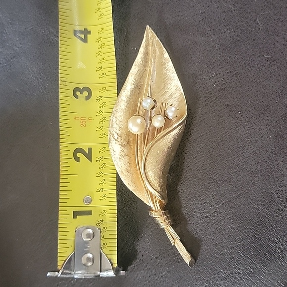 Antique Francois leaf brooch - Picture 4 of 4